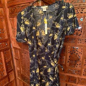 Floral Wrap Dress
